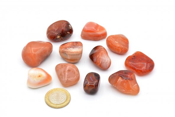 HAKİKİ TAMBURLU DOĞAL KIRMIZI AKİK KAYA PARÇASI 002 - 2