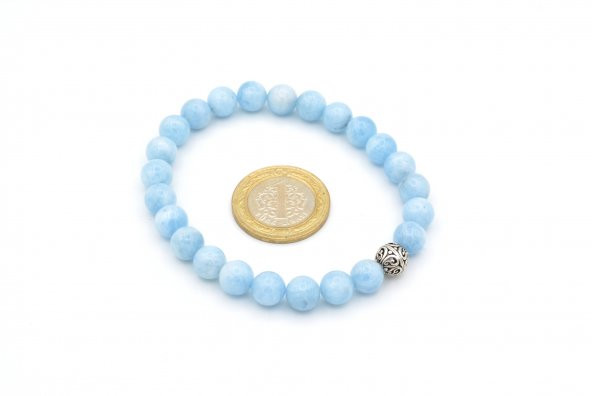 DOĞAL A KALİTE AKUAMARİN BİLEKLİK - 2