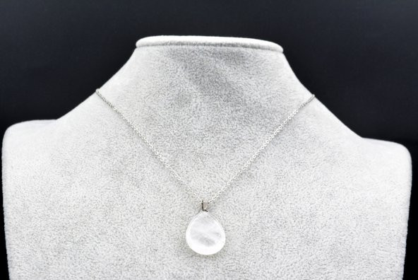 HAKİKİ DOĞAL KRİSTAL KUVARS KOLYE UCU 1.KALİTE 004 - Resim 2