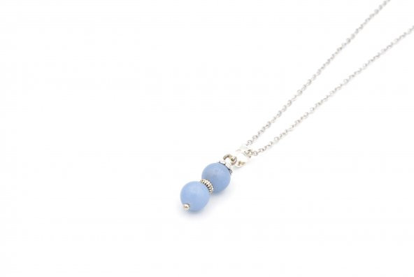 HAKİKİ ANJELİT KOLYE UCU 1.KALİTE MELEK TAŞI DOĞAL TAŞ