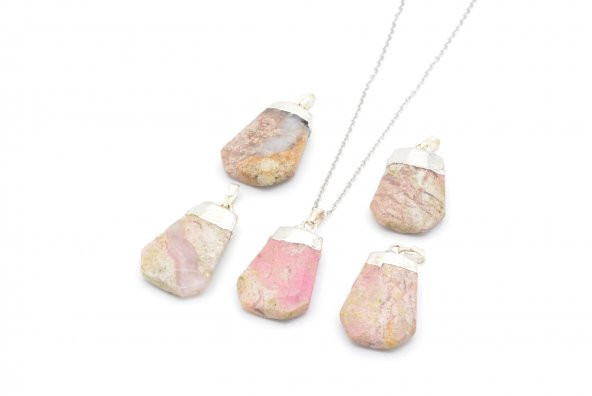 DOĞAL RODONİT KOLYE UCU 1.KALİTE 002 ürün görseli 1