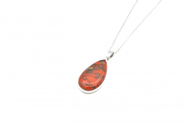 DOĞAL JASPER KOLYE UCU 1.KALİTE 017 - 1