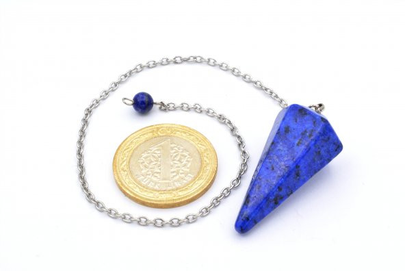 HAKİKİ LAPİS LAZULİ TAŞI PANDÜL SARKAÇ 1.KALİTE 001 - 2