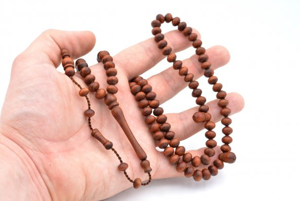 USTA İŞİ SİSTEMLİ 99 LUK HARNUP KEÇİBOYNUZU AĞACI TESBİH - Resim 4