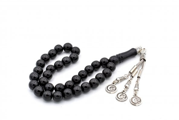 HAKİKİ KÜRE KESİM DOĞAL OLTU TAŞI TESBİH 1.KALİTE 004 - 2