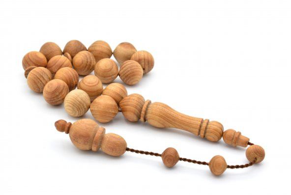 USTA İŞİ SİSTEMLİ KÜRE KESİM KOKULU ARDIÇ AĞACI EFE MASKOT TESBİH ürün görseli 1