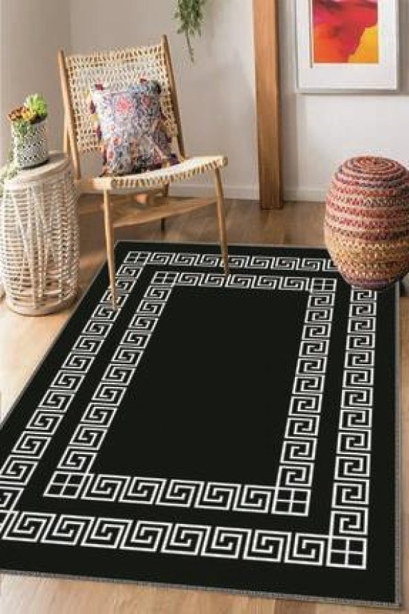 KARNAVAL HALI SOHO  KRVN1086 SİYAH Halı