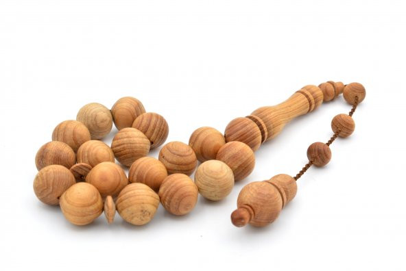 USTA İŞİ SİSTEMLİ KÜRE KESİM KOKULU ARDIÇ AĞACI EFE MASKOT TESBİH - Resim 2