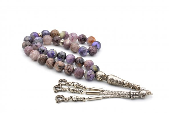 HAKİKİ A KALİTE DOĞAL ÇEROİT TAŞI TESBİH 1.KALİTE ürün görseli 1