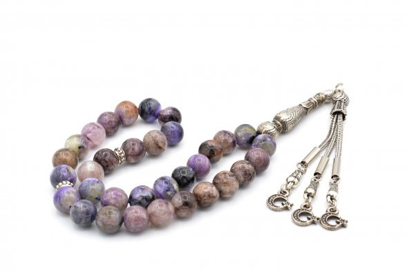 HAKİKİ A KALİTE DOĞAL ÇEROİT TAŞI TESBİH 1.KALİTE - Resim 3