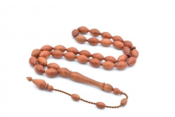 KUSURSUZ USTA İŞİ SİSTEMLİ ARPA KESİM HARNUP KEÇİBOYNUZU AĞACI TESBİH 1.KALİTE ürün görseli 1