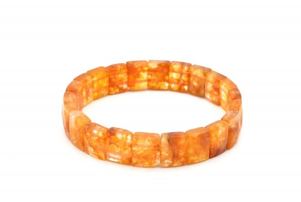 HAKİKİ DOĞAL SİTRİN BİLEKLİK 1.KALİTE DOĞAL TAŞ 009 ürün görseli 1