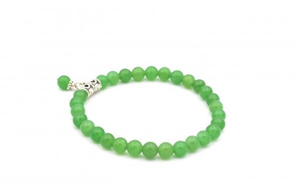 HAKİKİ DOĞAL YILDIZ TAŞI AVENTURİN BİLEKLİK 1.KALİTE 002 - Resim 2