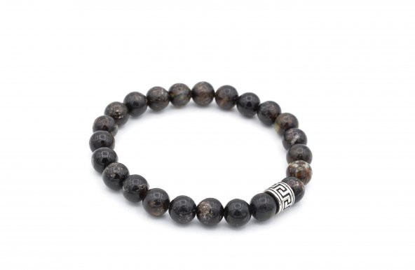 HAKİKİ DOĞAL FLOGOPİT TAŞI BİLEKLİK 1.KALİTE PHLOGOPİTE TAŞI - Resim 2