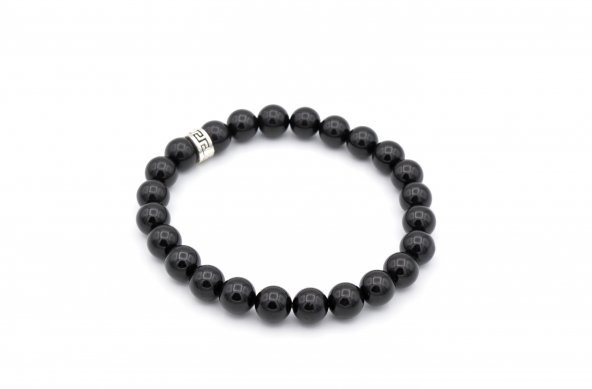 DOĞAL SİYAH TURMALİN BİLEKLİK 1.KALİTE 002 ürün görseli 1