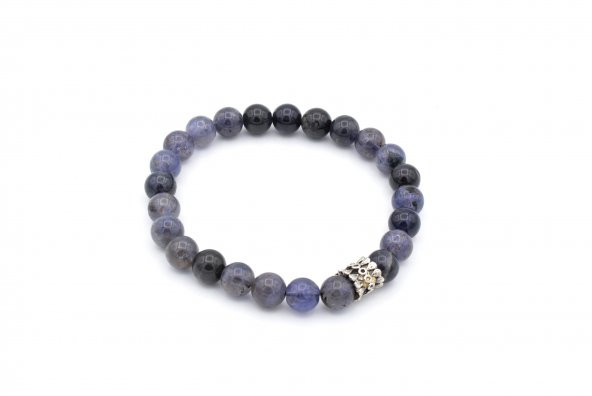 DOĞAL İYOLİT TAŞI BİLEKLİK 1.KALİTE DOĞAL TAŞ - 2