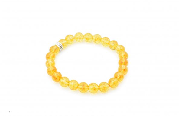 HAKİKİ DOĞAL SİTRİN BİLEKLİK 1.KALİTE DOĞAL TAŞ 003 - 2