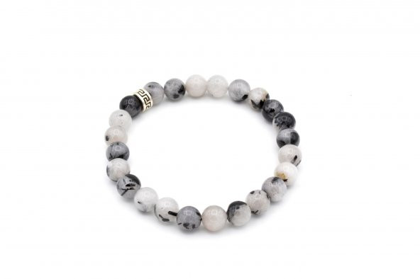 DOĞAL RUTİL KUVARS BİLEKLİK 1.KALİTE 003 - Resim 2