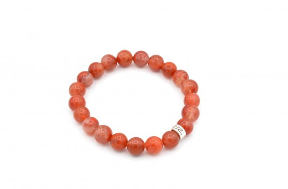 DOĞAL YEMEN AKİK TAŞI BİLEKLİK 1.KALİTE 002 ürün görseli 1