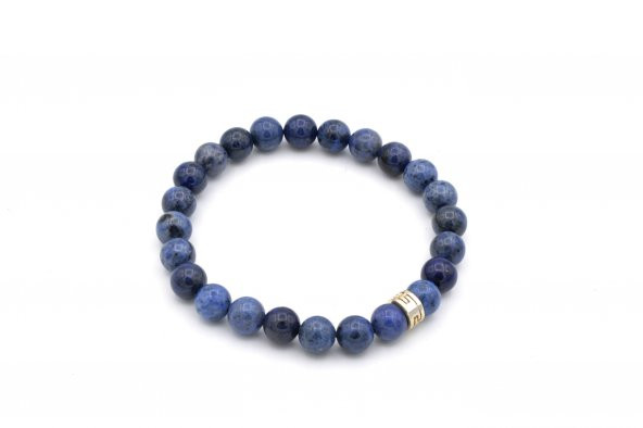 HAKİKİ DOĞAL DUMORTİERİT TAŞI BİLEKLİK 1.KALİTE DOĞAL TAŞ 002