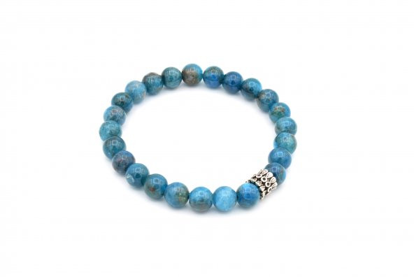 DOĞAL A KALİTE APATİT TAŞI BİLEKLİK 1.KALİTE DOĞAL TAŞ 001