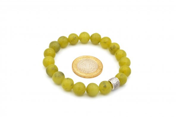 HAKİKİ OLİVİN ZEBERCET BİLEKLİK 1.KALİTE PERİDOT DOĞAL TAŞ 002 - 2