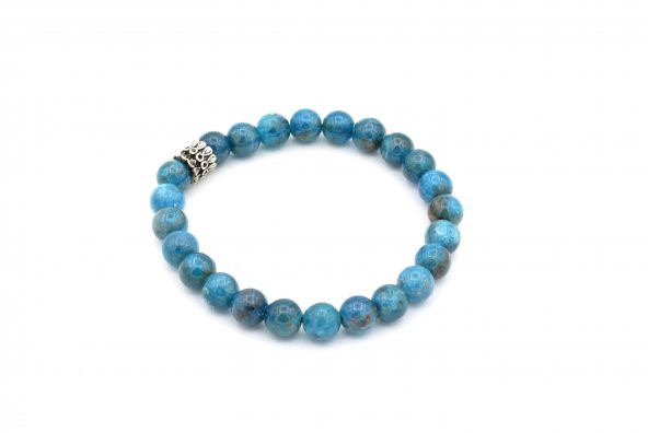 DOĞAL A KALİTE APATİT TAŞI BİLEKLİK 1.KALİTE DOĞAL TAŞ 001 - 2