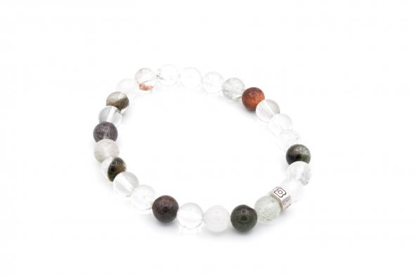 HAKİKİ DOĞAL LODOLİT TAŞI BİLEKLİK 1.KALİTE ürün görseli 1