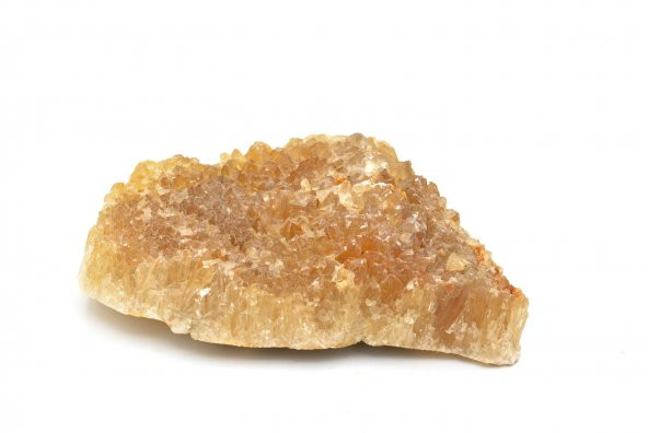 HAKİKİ DOĞAL SARI KALSİT TAŞI KAYA PARÇASI 383 GR
