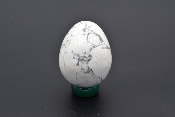 HAKİKİ DOĞAL YUMURTA ŞEKLİNDE HAVLİT TAŞI 152 GRAM - 2