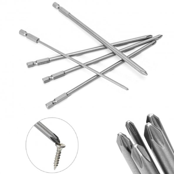 Yıldız Bits Uç Ph2 150 Mm Uzunluk Manyetik Uçlar Mıknatıslı Yıldız Uç - 3