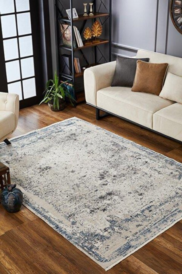 Gümüşsuyu Halı RİSUS 11290MAVİ KIRMIZI Halı Salon Halı Oturma Odası Halı Mutfak Halısı