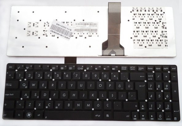 Asus K55VM, K55VS Notebook Klavyesi - Laptop Tuş Takımı (Siyah TR) - 2