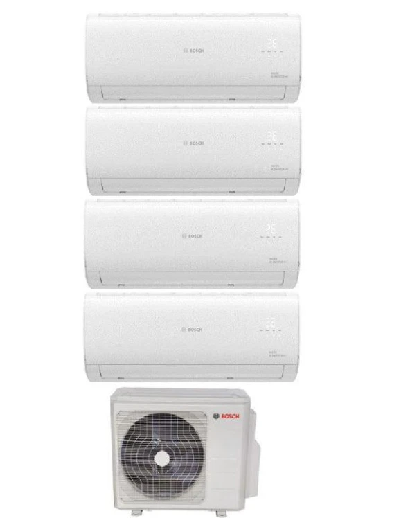 Bosch Multi Split İnverter Klima 28000 Btu 1 Dış + 4 İç Ünite 9000 + 9000 + 9000 + 9000 Btu