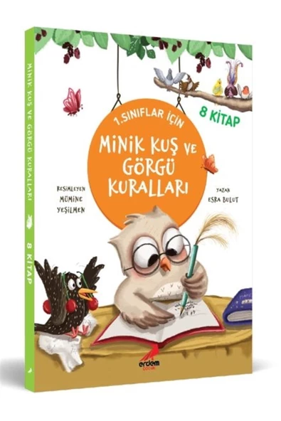 Erdem Çocuk Minik Kuş Ve Görgü Kuralları 8 Kitap Takım