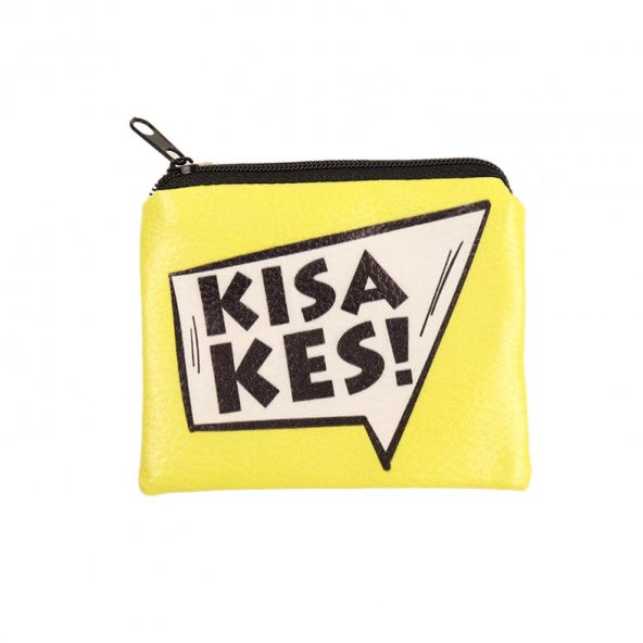 SARI KISA KES TASARIM SÜET BOZUK PARA CÜZDANI