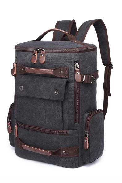 Ctvyb1258-0007 Açık Kahverengi Unısex Sırt Çantası - Resim 12