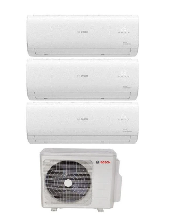 Bosch Multi Split İnverter Klima 28000 Btu 1 Dış + 3 İç Ünite 12000 + 12000 + 12000 Btu