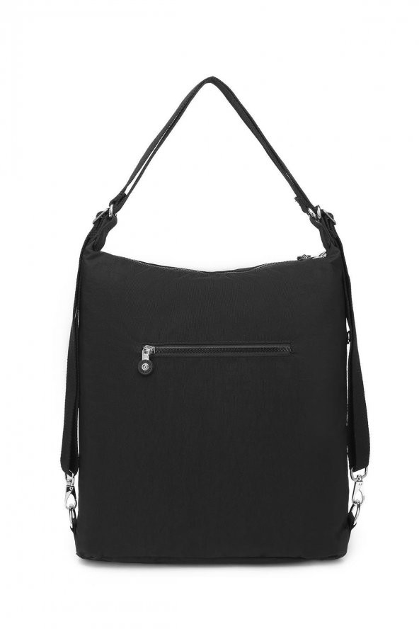 Smbyb1205-0001 Siyah Kadın Omuz Ve Sırt Çantası - Resim 5