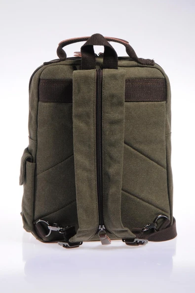 Ctv1261-0029 K.yeşil Kadın Sırt Çantası - Resim 3