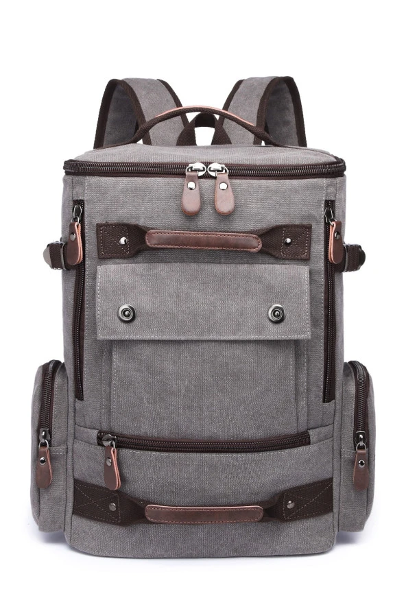 C-active Erkek Kanvas Sırt Çantası Gri ürün görseli