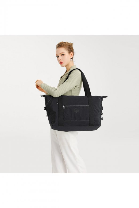 Dev Boy Kadın Çantası Krinkıl Kumaş 3082 - 6