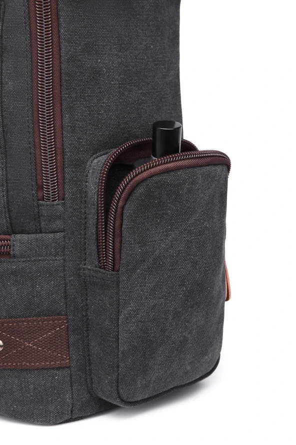 Ctvyb1258-0029 Koyu Yeşil Unısex Sırt Çantası - Resim 8