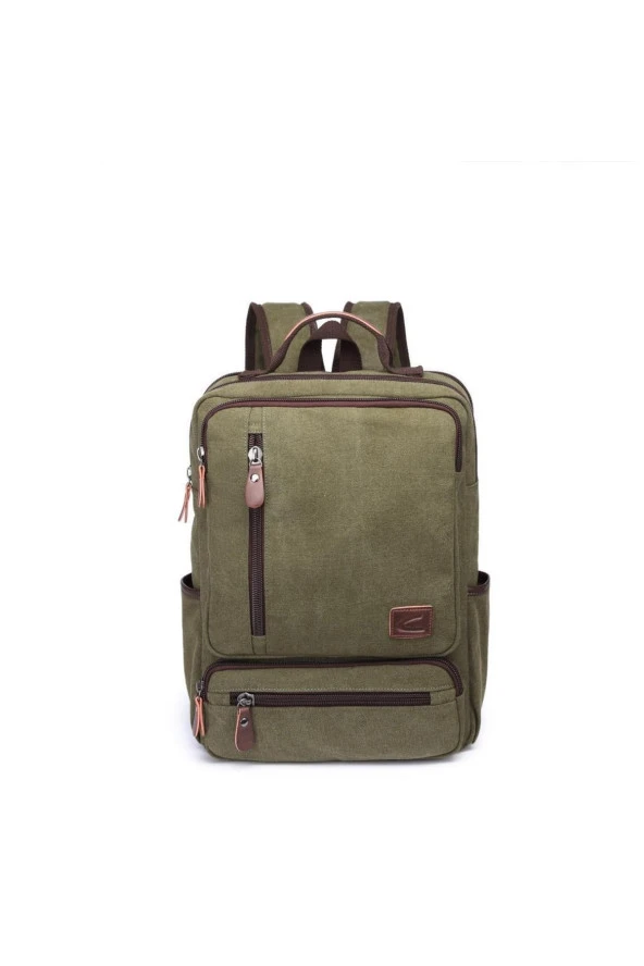 C Active Kanvas Kumaş Büyük Boy Sırt Çantası 1260 K.yeşil