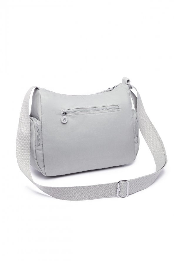 Kadın Postacı Çantası Krinkıl Kumaş 1115 A.gri - Resim 2