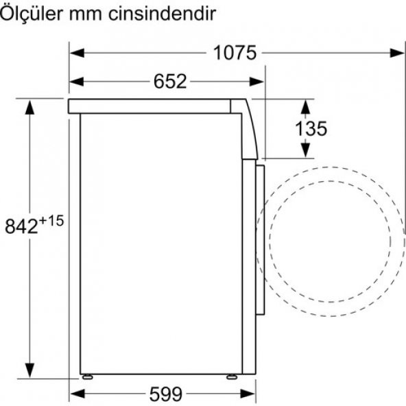 Profilo KM8610HTR 8 kg Isı Pompalı Çamaşır Kurutma Makinesi - 2