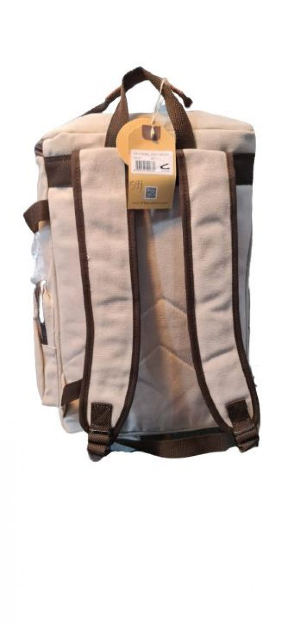 Ctvyb1258-0003 Bej Unisex Sırt Çantası - 2
