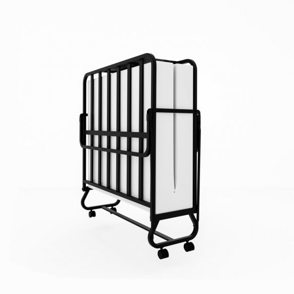 Niron Yatak Iron Katlanır Yatak ve Karyola 80x190 cm Katlanabilir Somya ve Yatak Tek Kişilik Katlanır Yatak