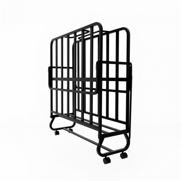 Niron Yatak Iron Katlanır Yatak ve Karyola 80x190 cm Katlanabilir Somya ve Yatak Tek Kişilik Katlanır Yatak - 4