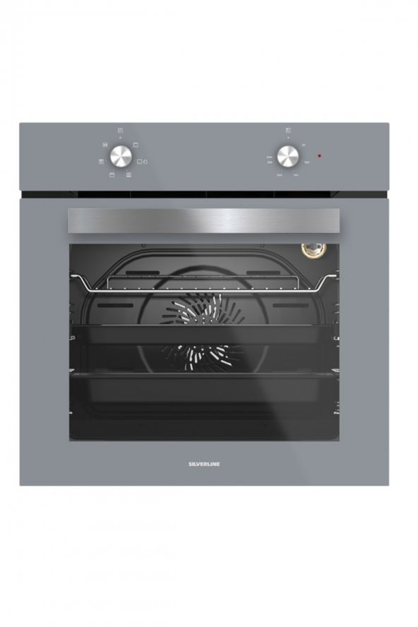Silverline Gri Cam Ankastre Set 5 Yıl Garanti 3420 Classy 60 Gri+cs5349s01+bo6501s01 - 6